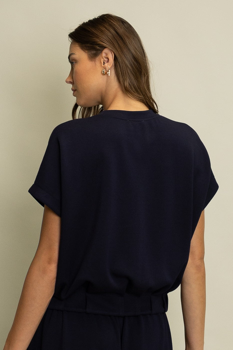 The Pria Pleat Tee
