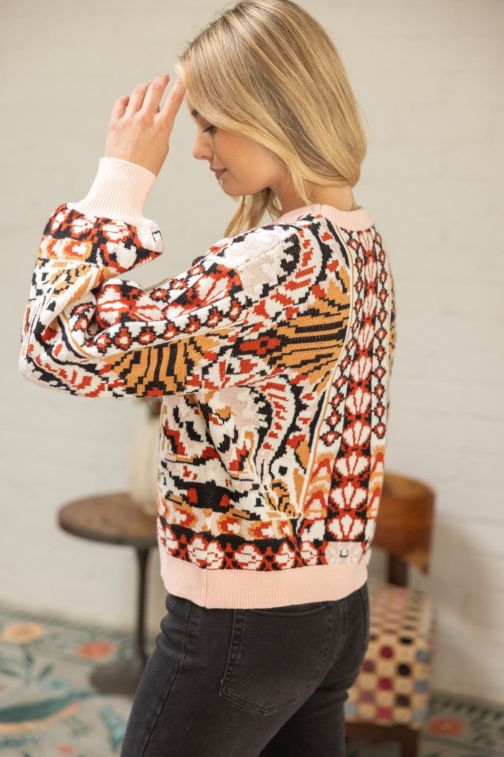 The Pippin Printed Sweater