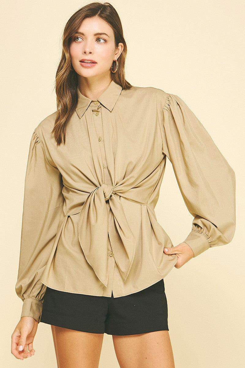 The Tolla Tied Top