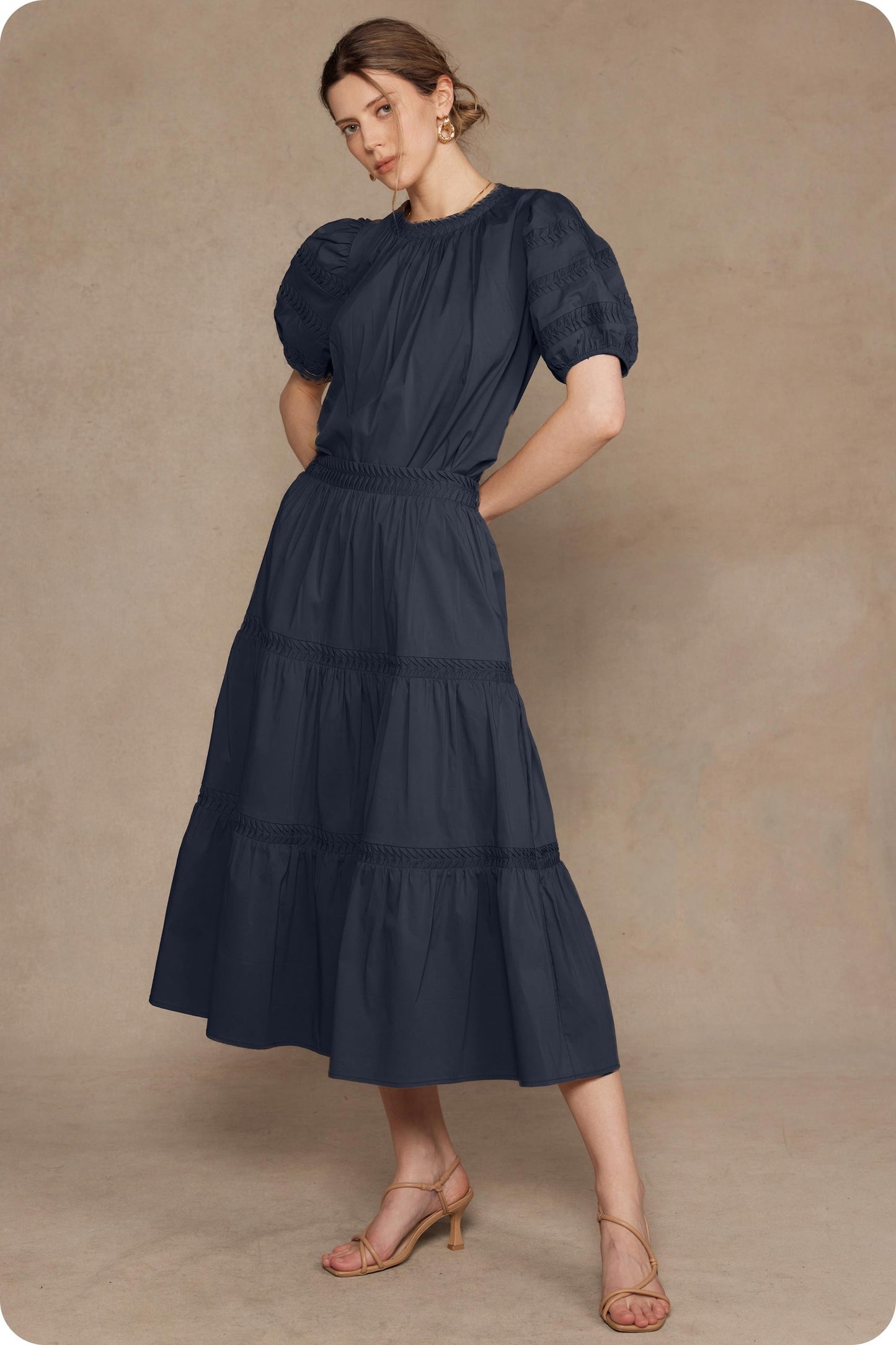 The Precious Pintuck Skirt/ FINAL SALE