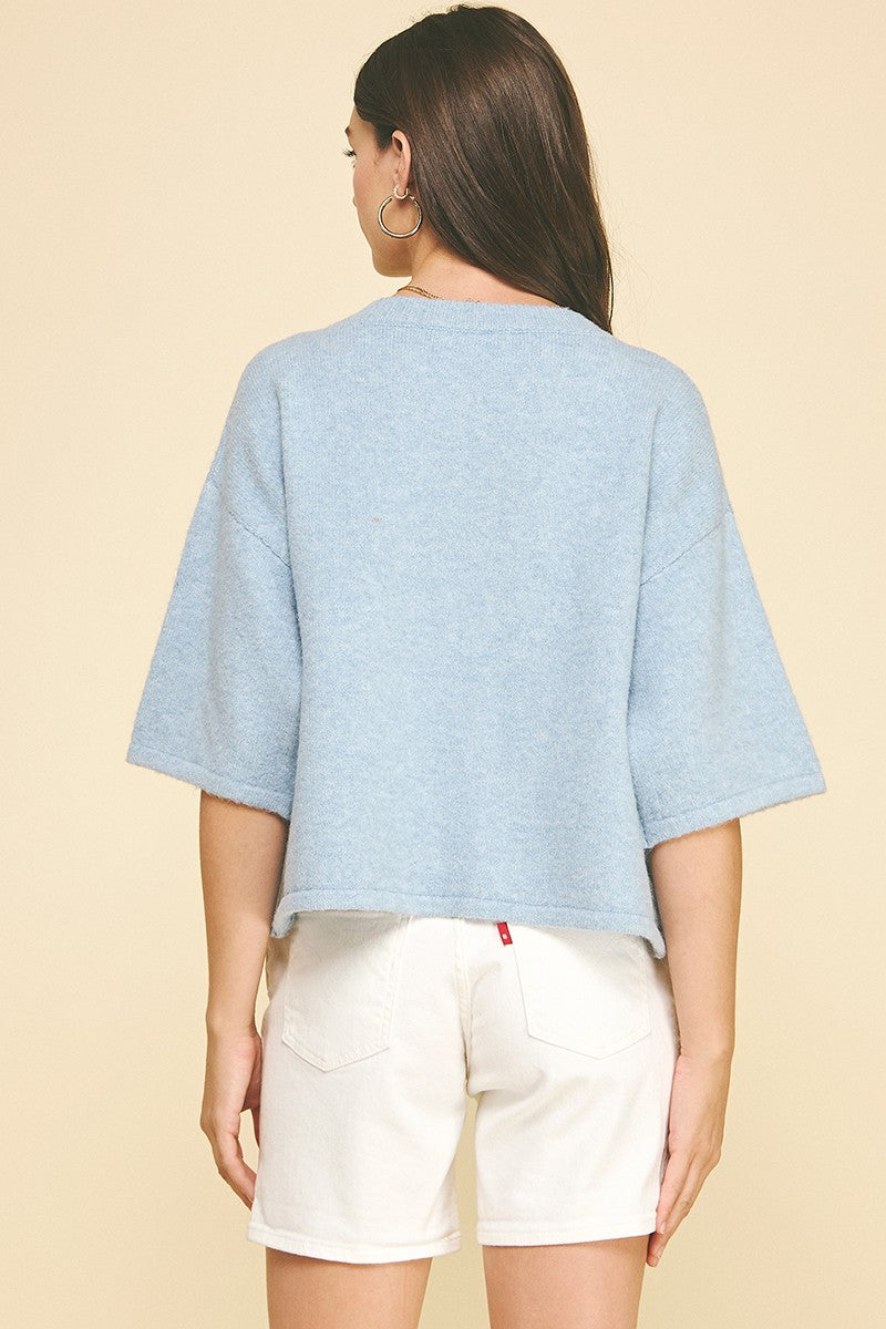 The Bennie Button Sweater