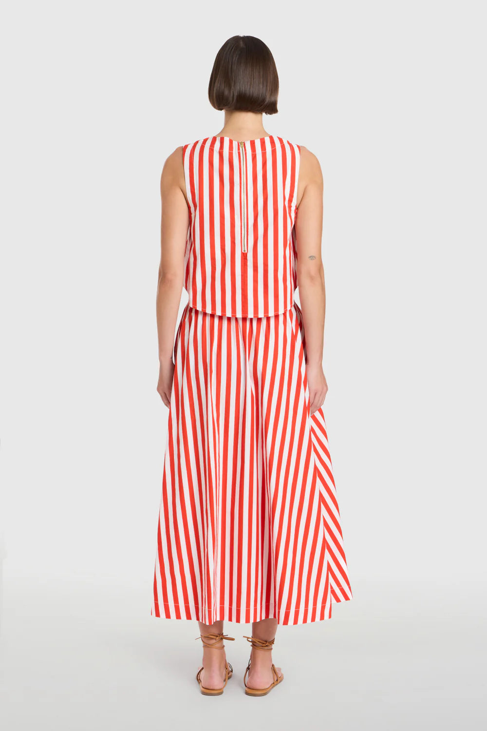 Livro/ The Pavillion Skirt/ Red Stripes
