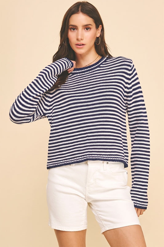 The Shaylee Striped Sweater