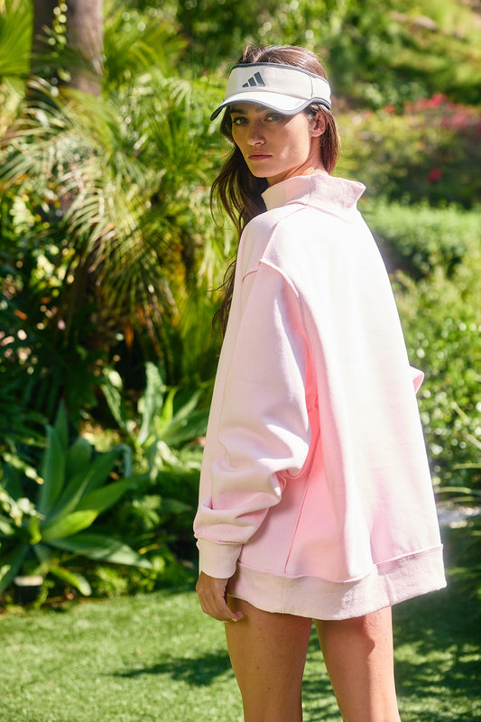 The Sara Solid Mock Neck