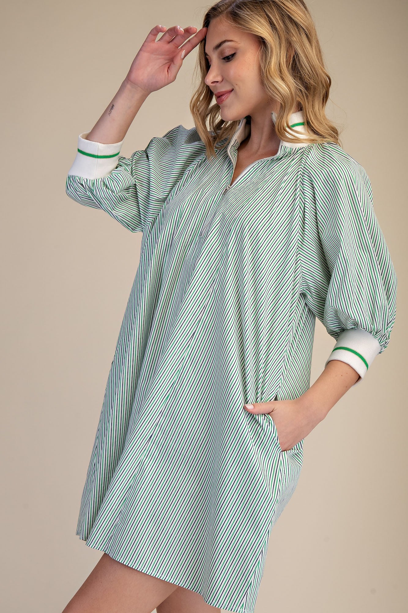 The Pepa Pinstripe Dress