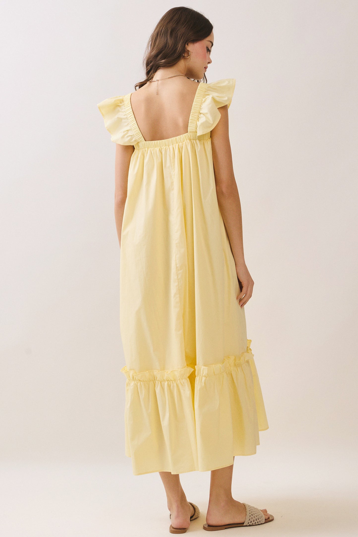 The Raleigh Ruffle Midi