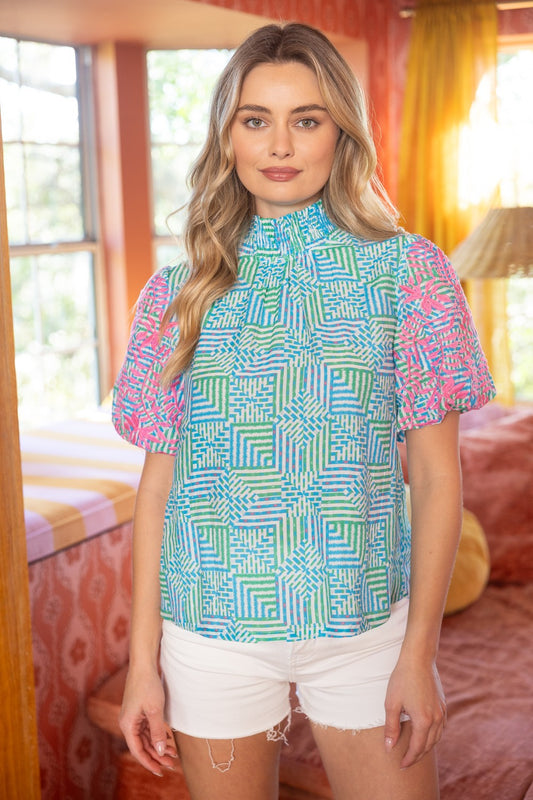 The Civvie Contrast Top