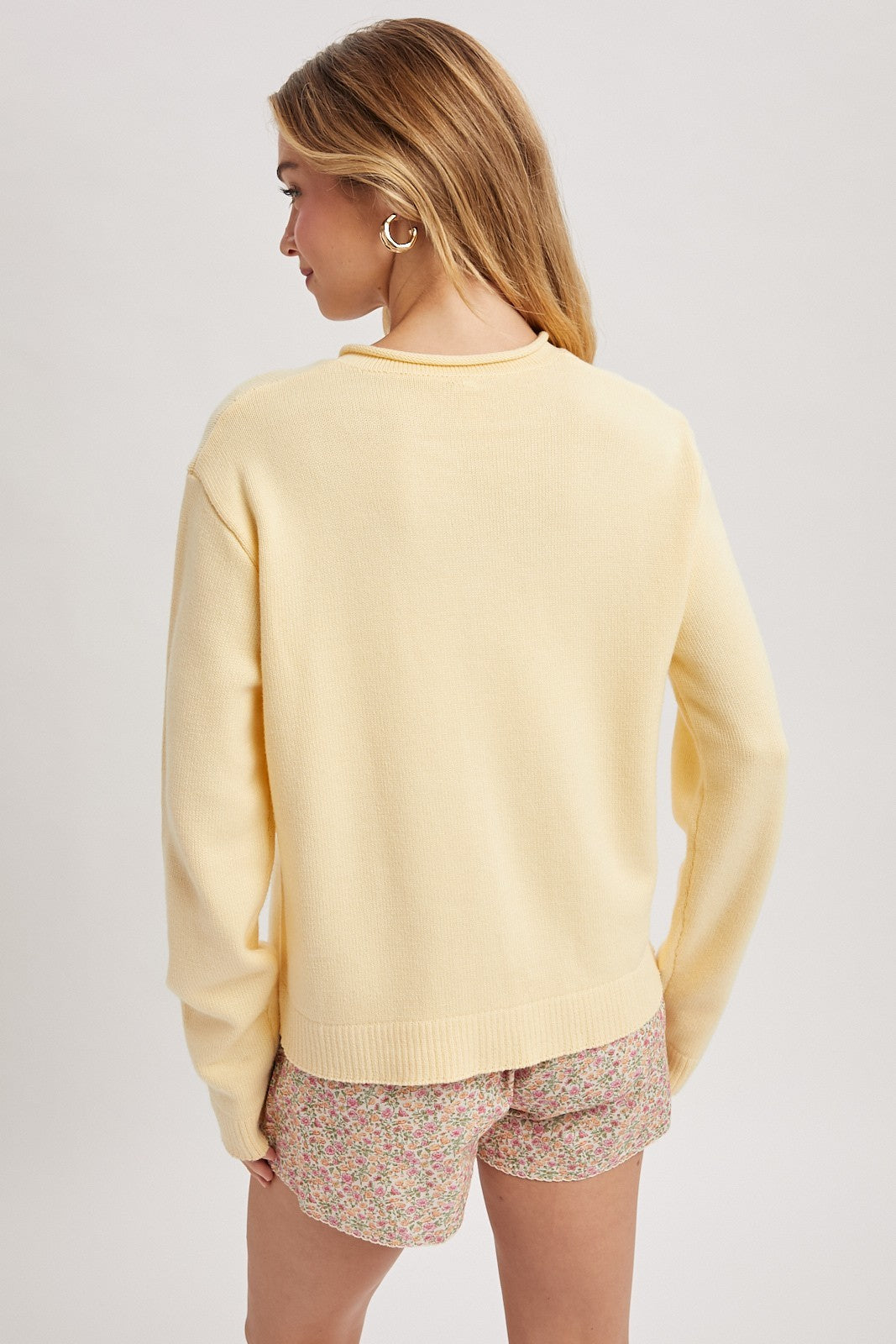 The Rola Raw Edge Sweater