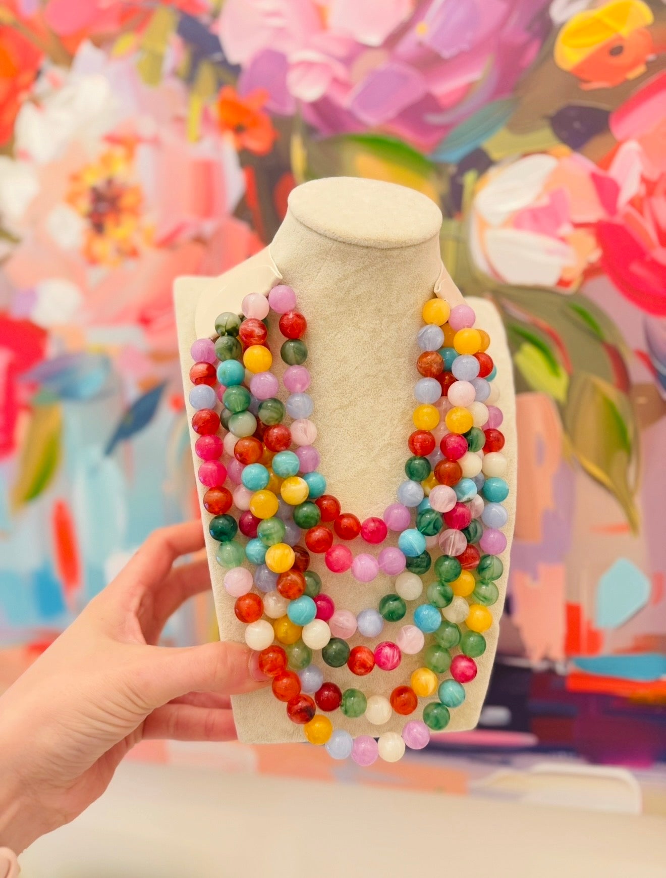 The Marsha Multi Beaded Necklace