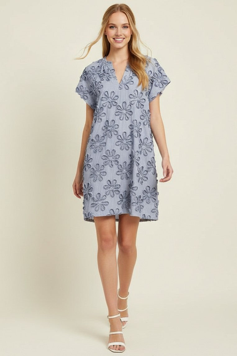 The Simone Striped Floral Dress