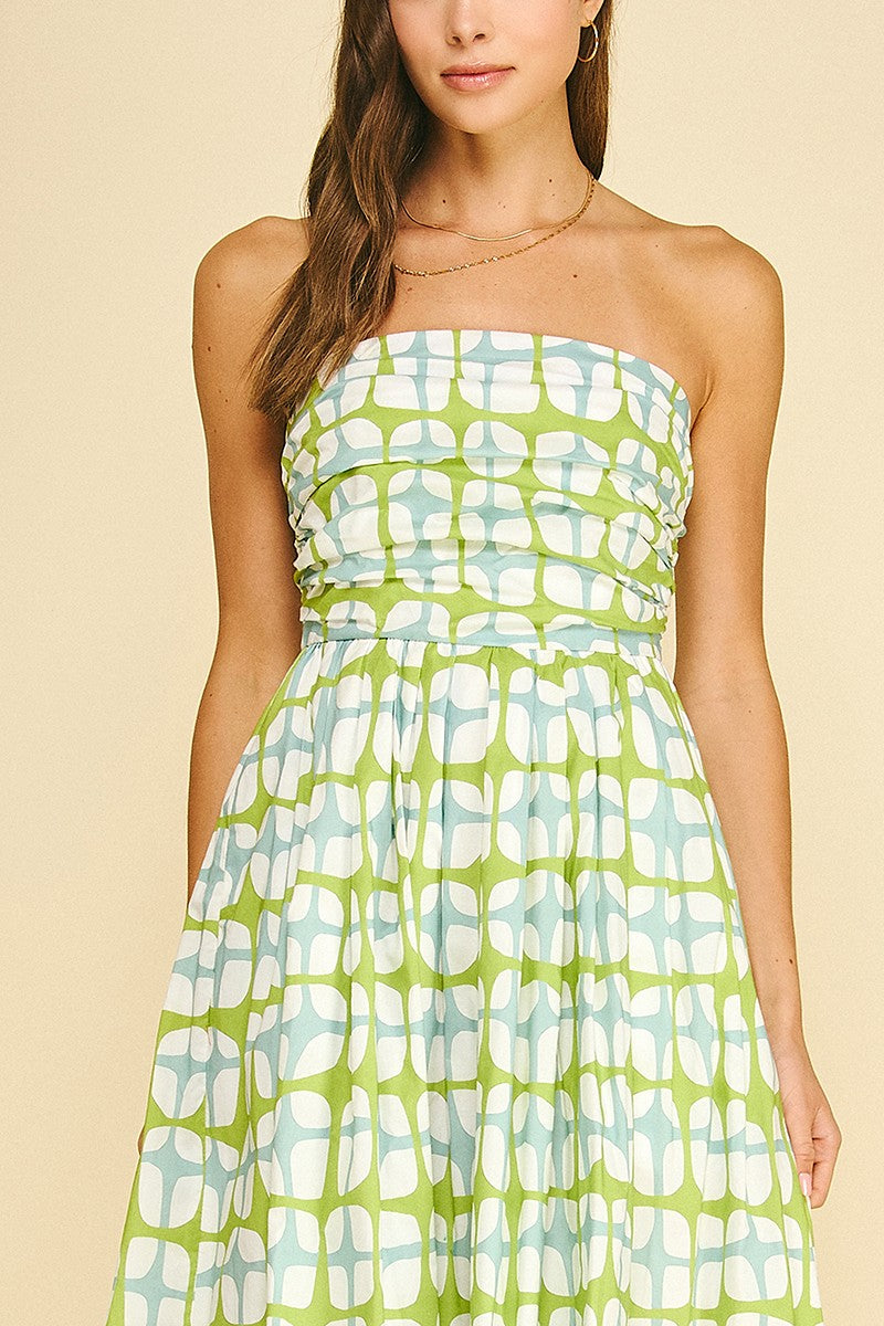 The Seaside Strapless Dress