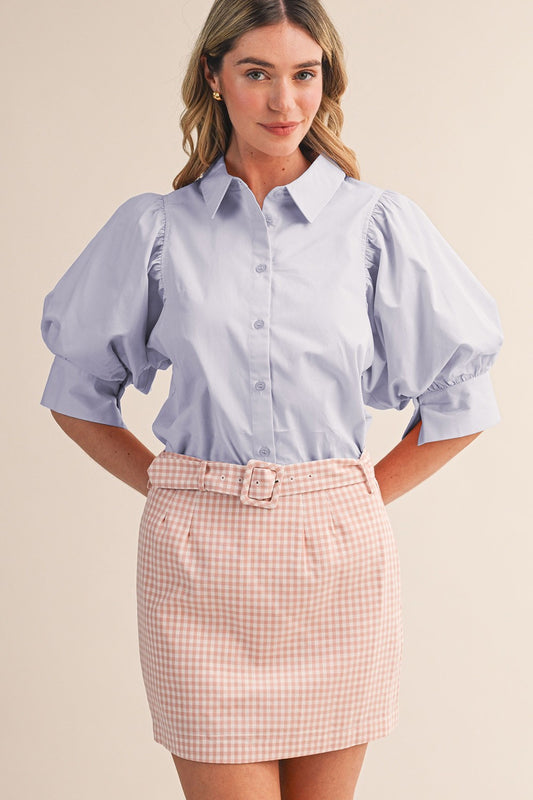 The Brynn Button Blouse
