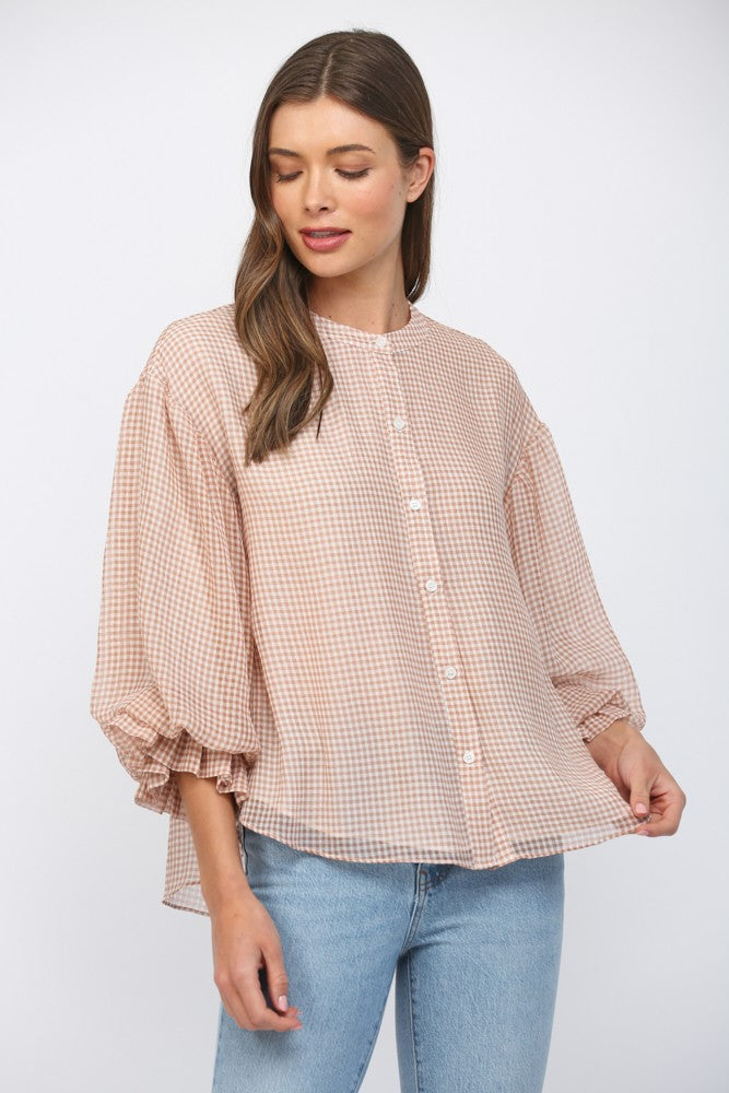 The Gretchen Gingham Top