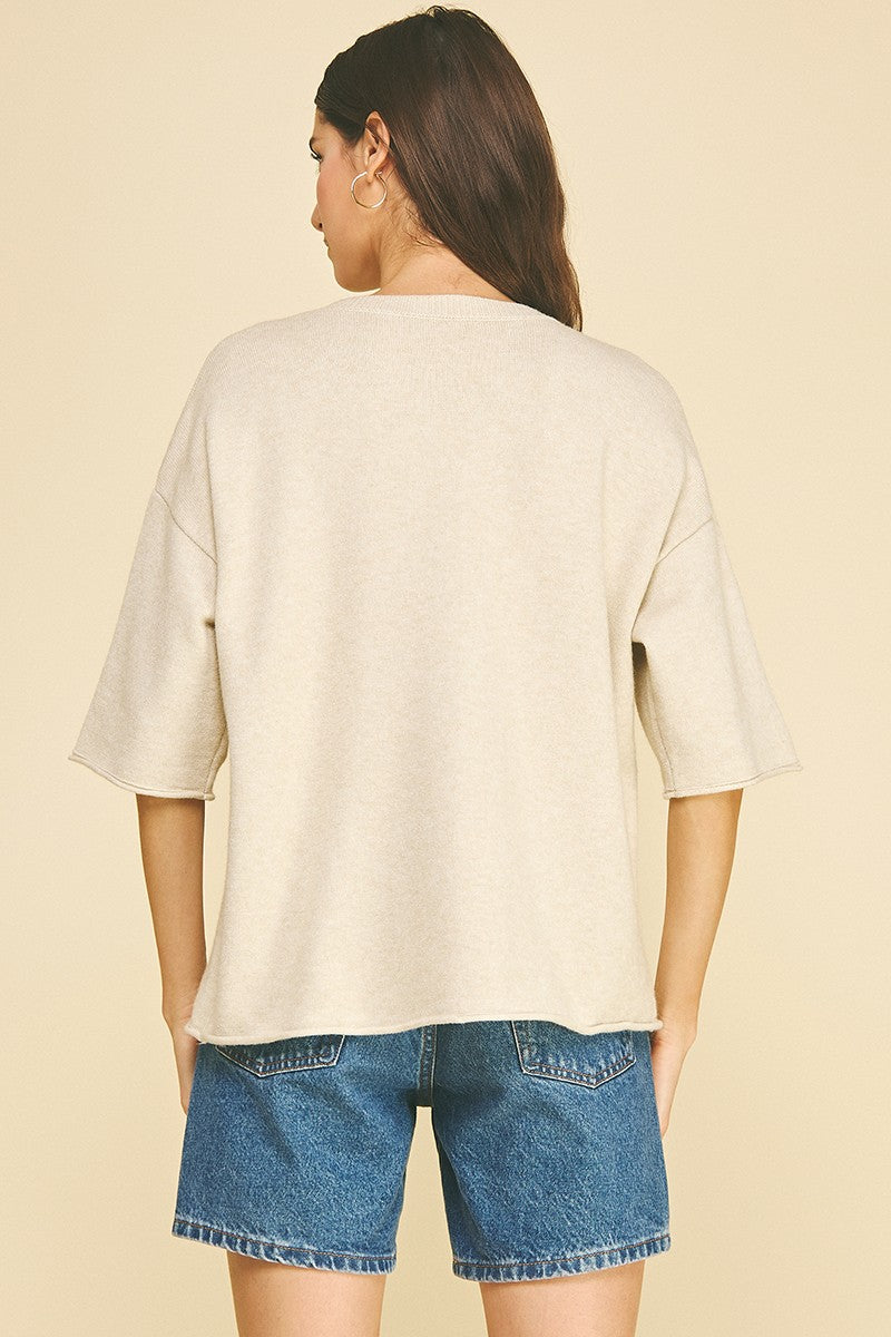 The Ollie Oversized Sweater Top