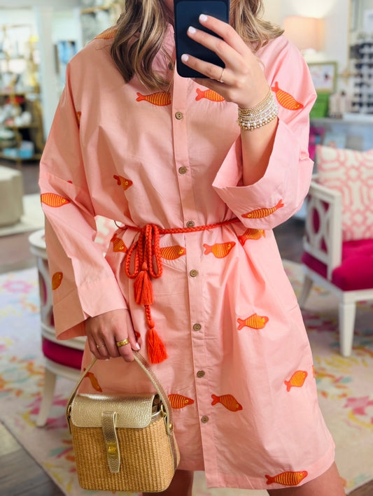 Uncle Frank/ The Fun Fish Shirtdress