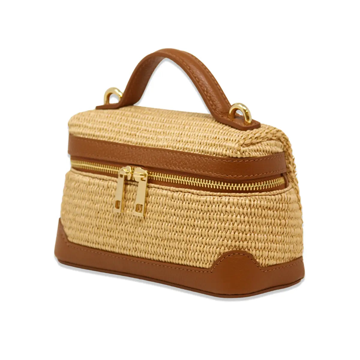 The Wendie Woven Bag/ Camel