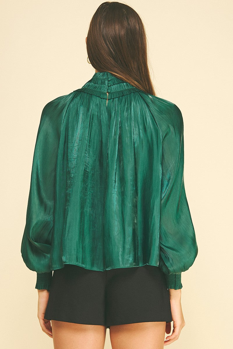 The Shirley Satin Blouse