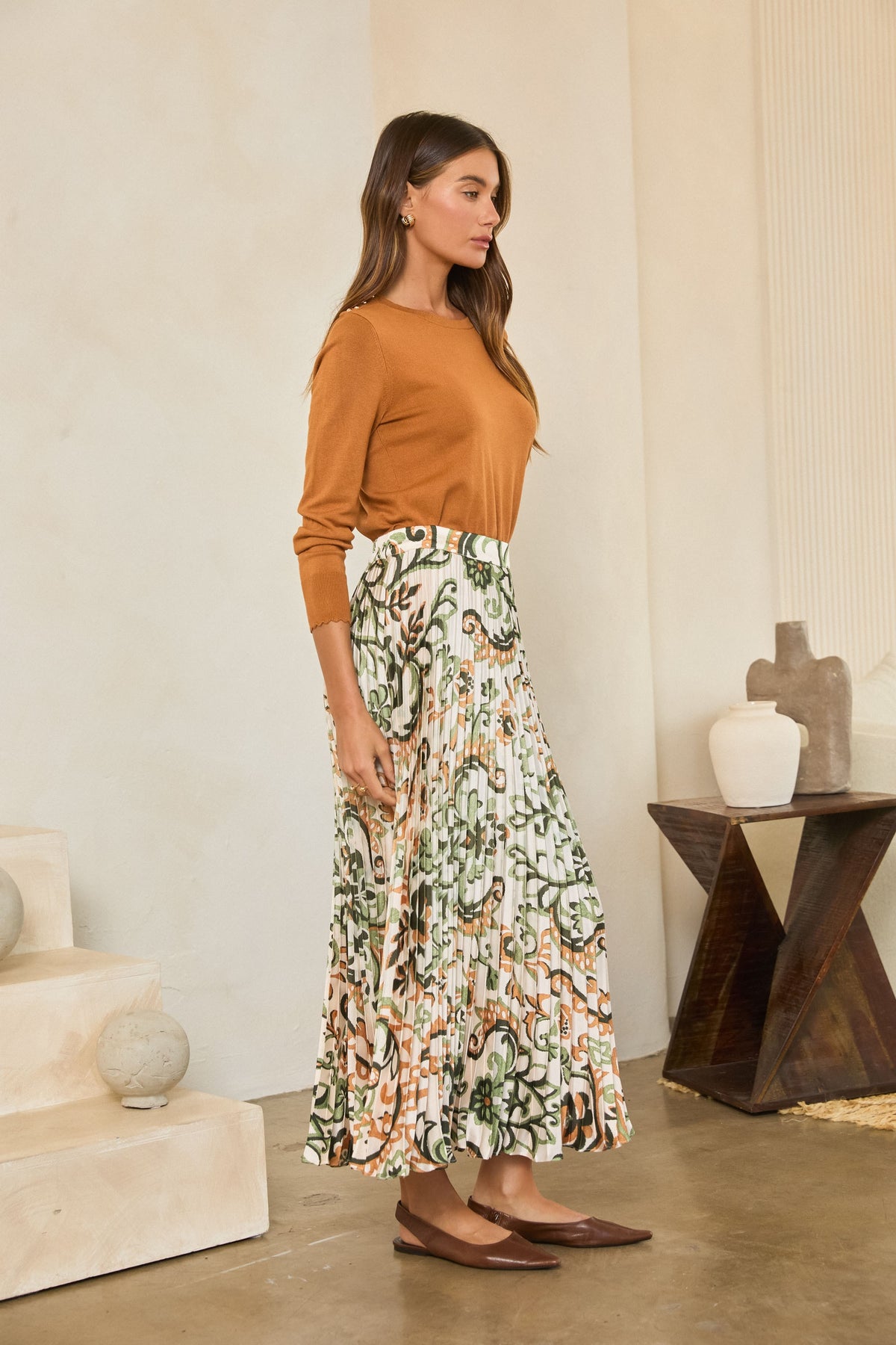 The Palli Pleated Skirt