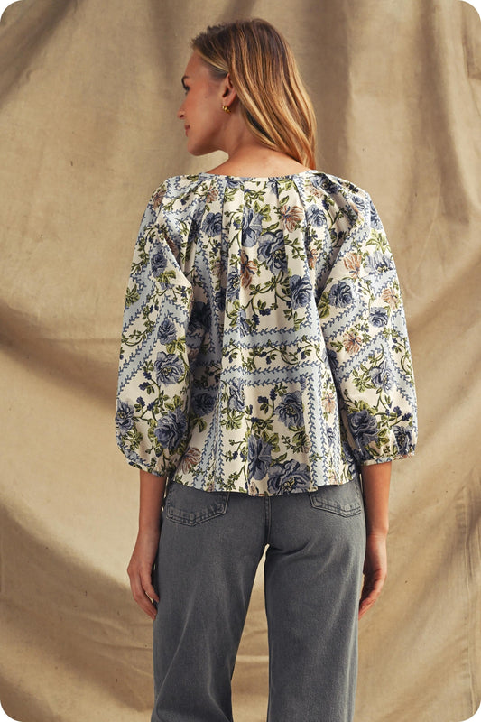 The Trina Tapestry Top