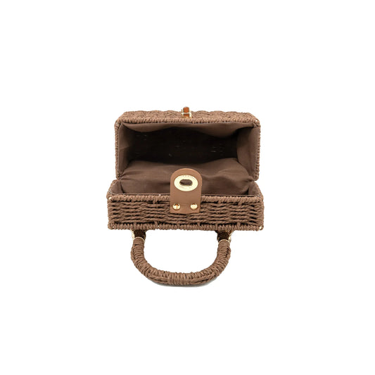 The Lagos Clutch/ Brown