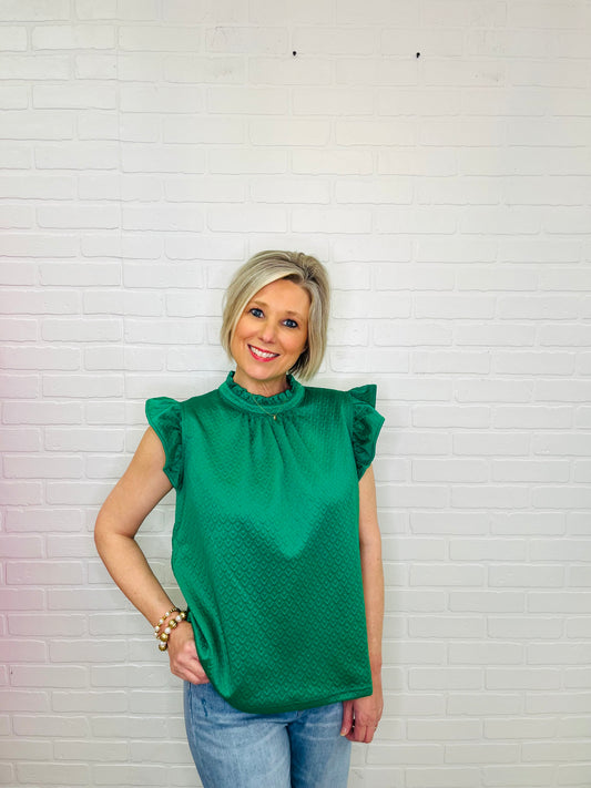The Gayle Green Top