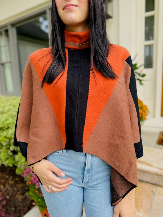 The Peyla Poncho Sweater