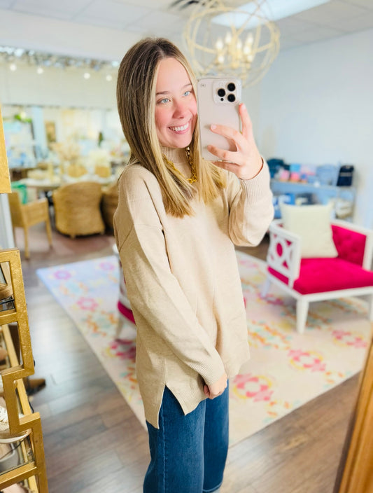 The Deena Drop Shoulder Sweater