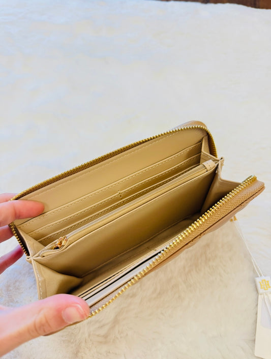 The Penelope Wallet/ Latte DQ