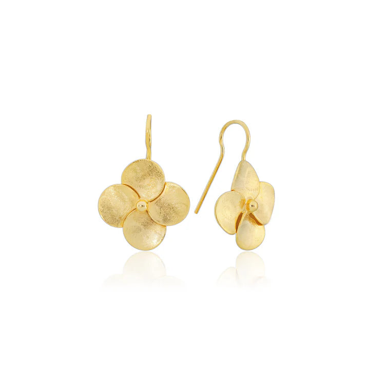 Sheila Fajl-Small Flower Drop Earrings