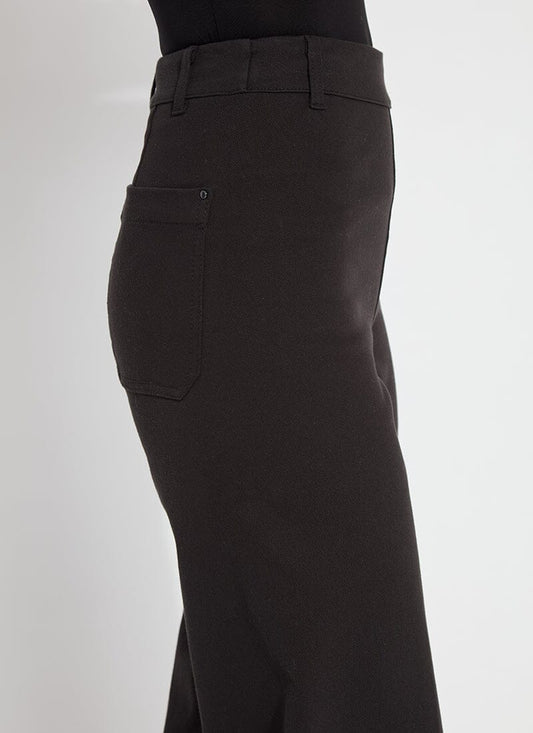 Lyssé/ The Erin Hi Waist Wide Leg Denim/ Black