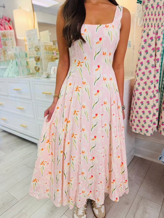 The Flounce Floral Dress