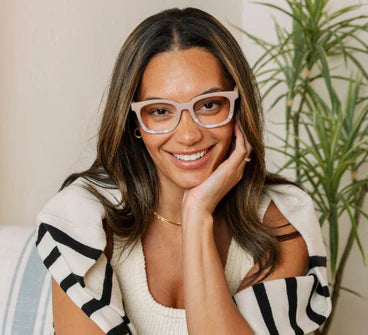 Peepers/ To the Max Eyeglasses/Tan + Tan Marble
