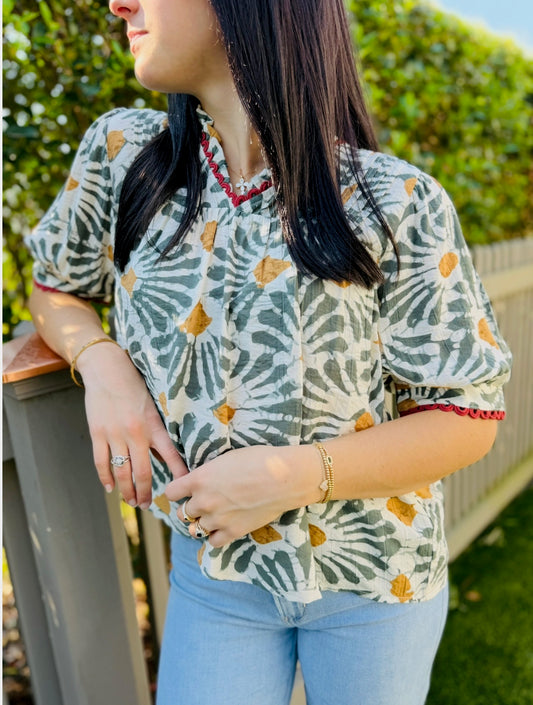The Frannie Floral Top