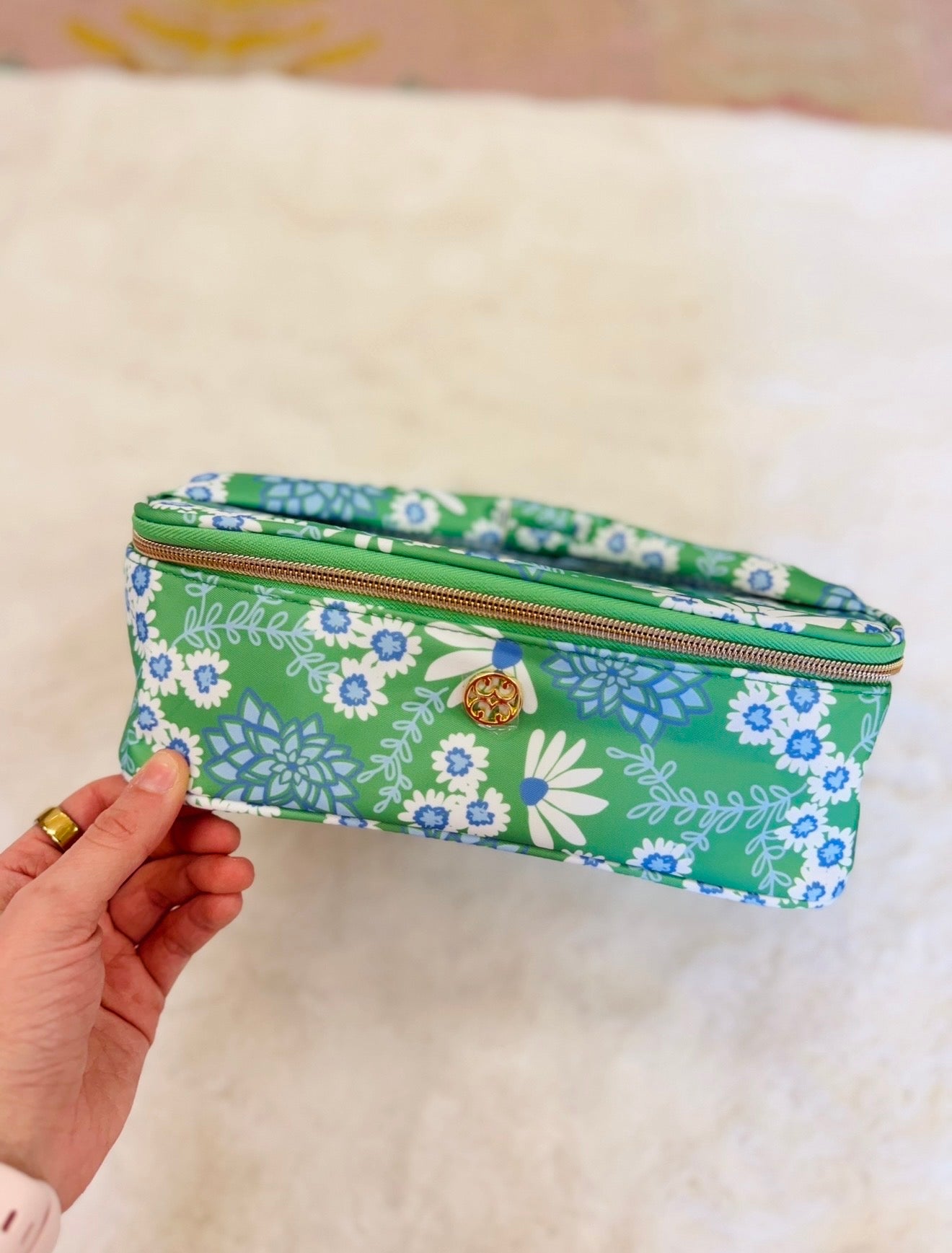 MS/ Daisy Chain Green/ Make Me Blush Bag