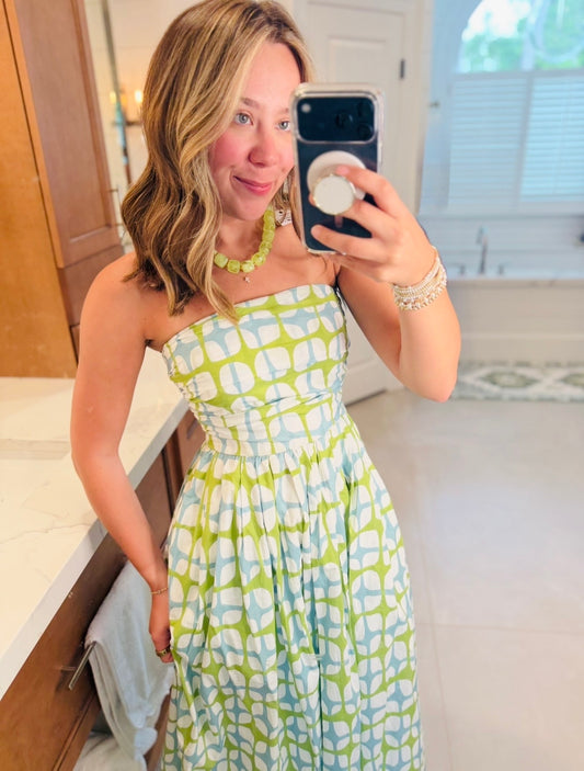 The Seaside Strapless Dress