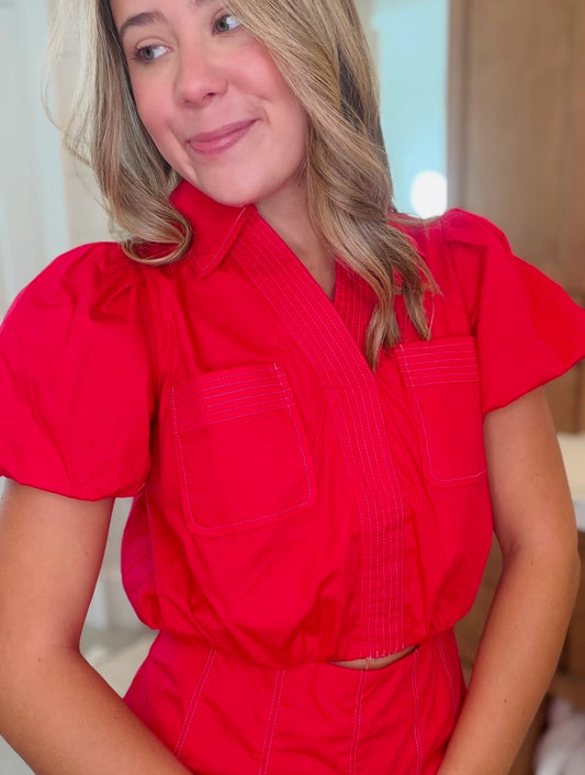 The Stanton Stitched Top