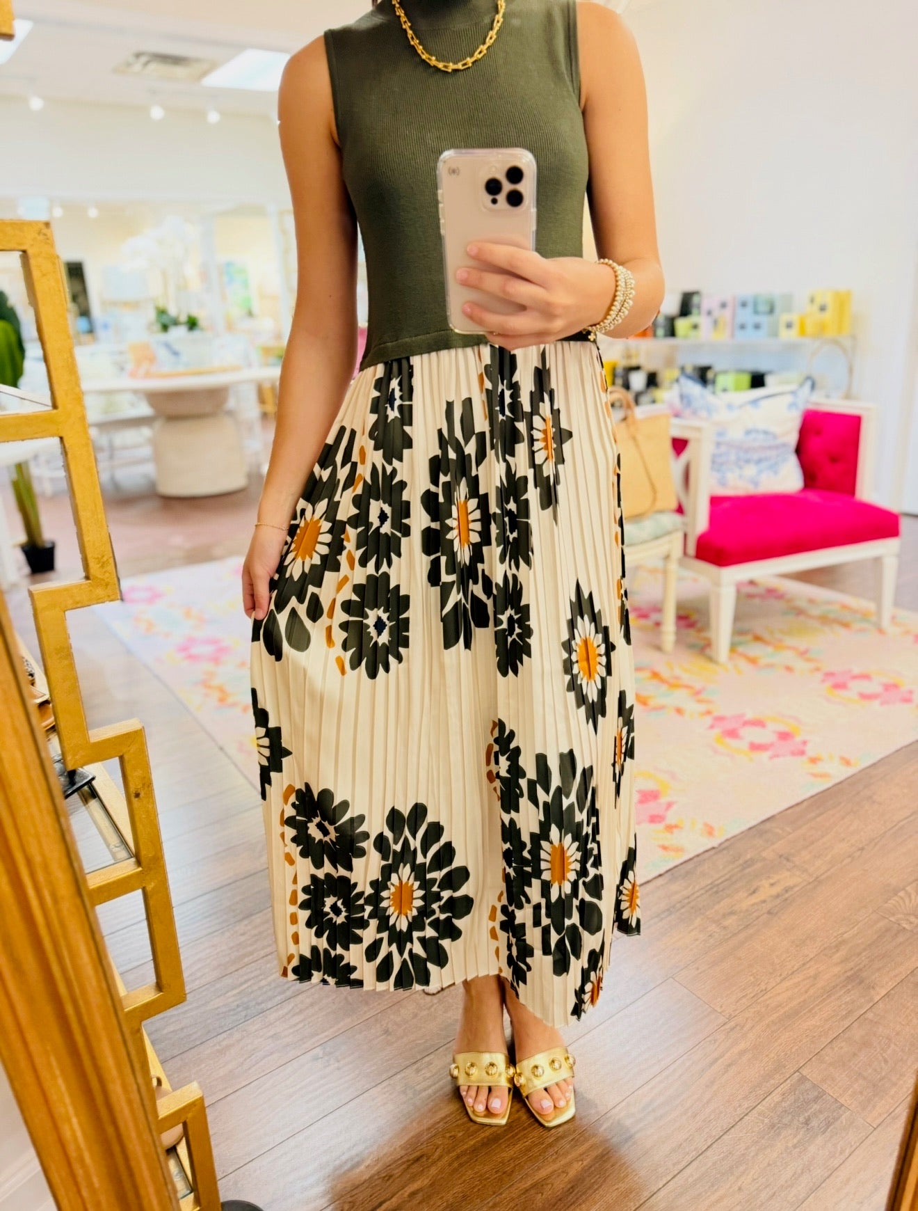 The Primrose Pleated Dress