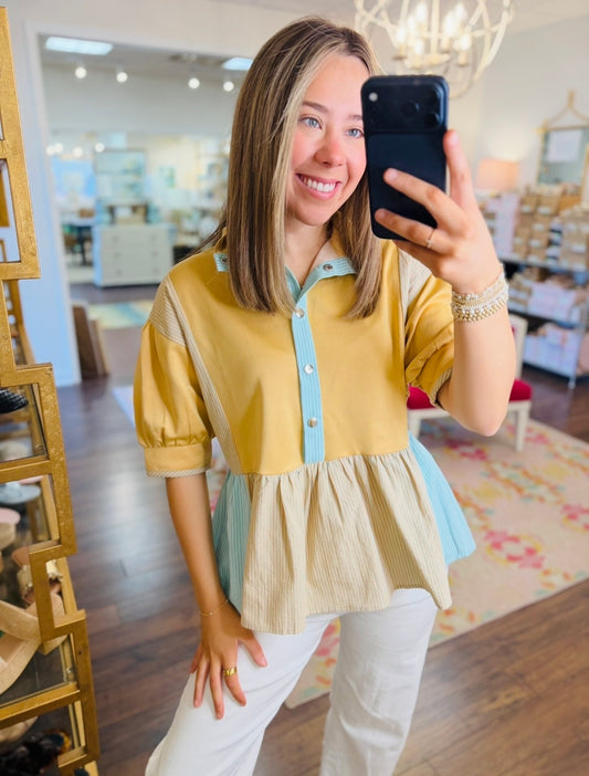 The Sharlee Snap Top