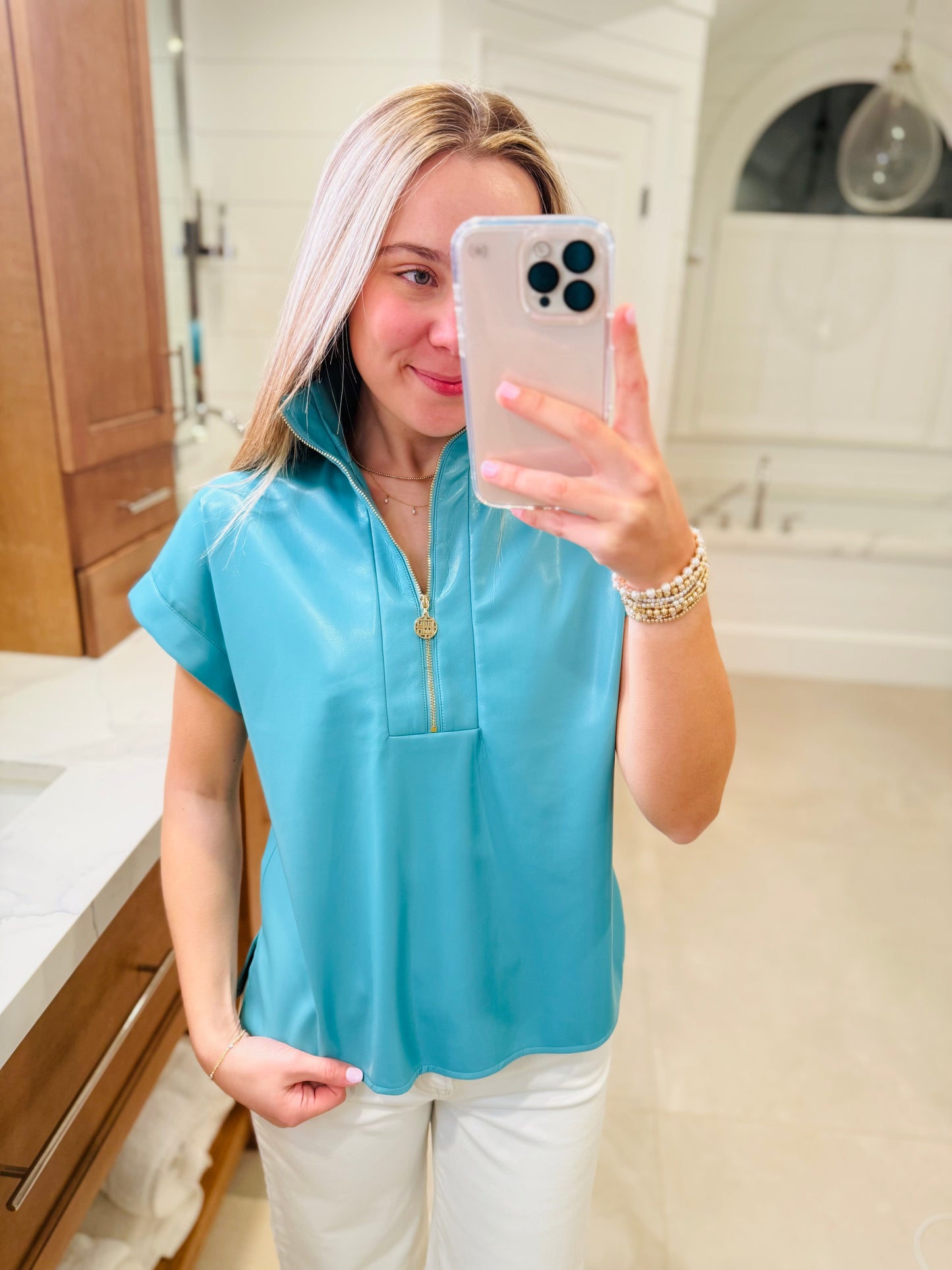Emily McCarthy/ Poppy Pullover/ Seaglass