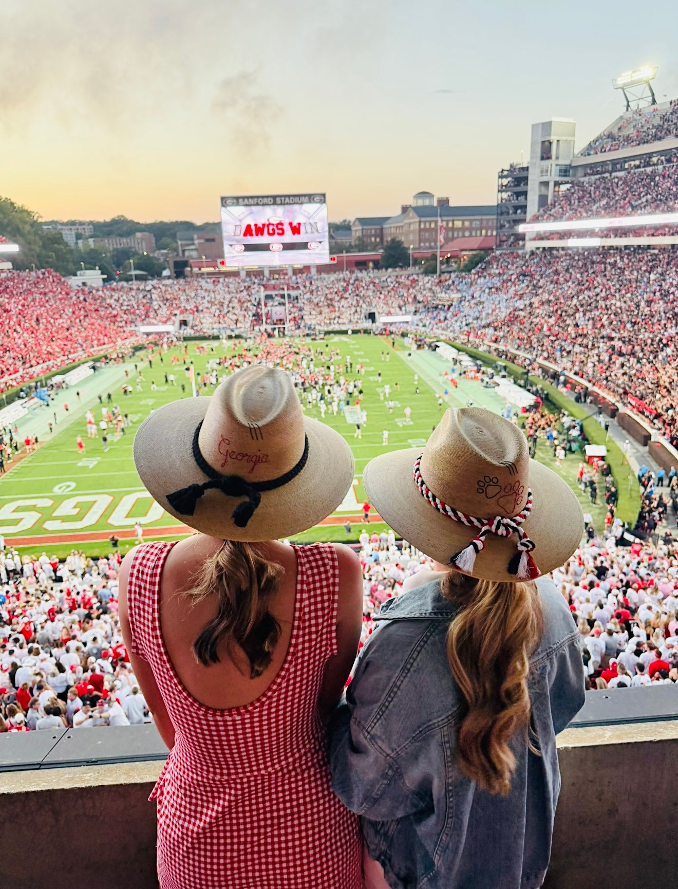 The Natural Palm Georgia Cursive Hat