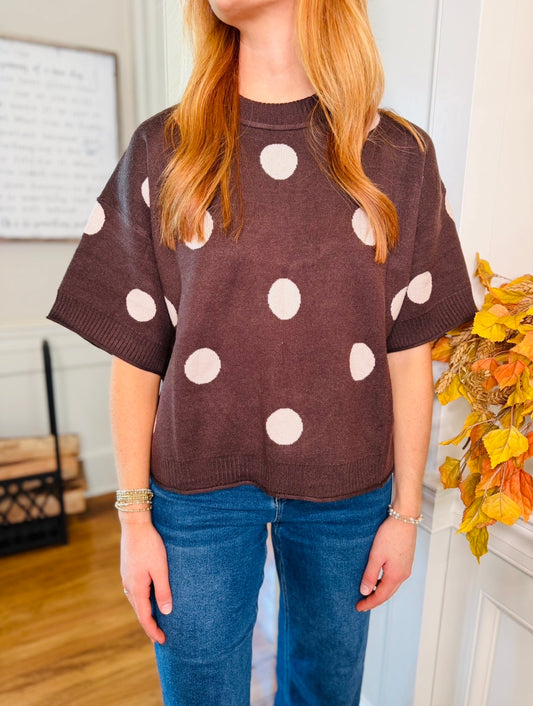 The Dennie Dot Sweater