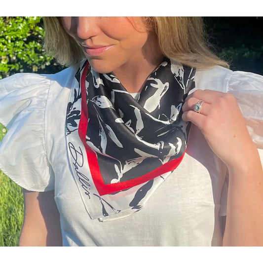 The Red + Black Gameday Scarf