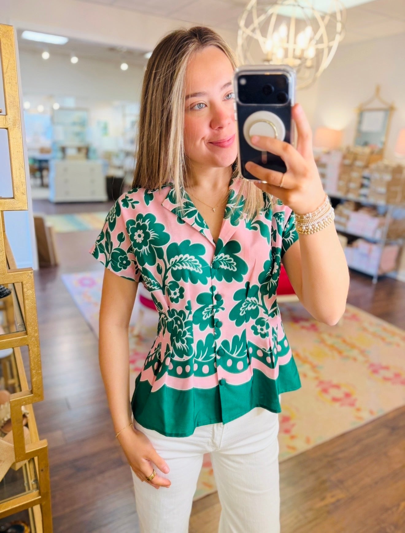 Joy + Joy/ The Preston Pleated Blouse