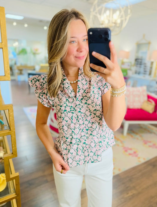 The Frankie Floral Top / FINAL SALE