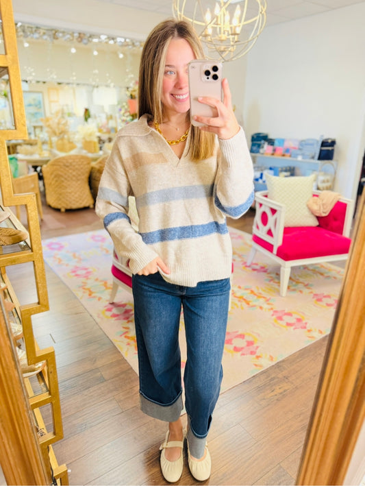 The Stephie Striped Sweater