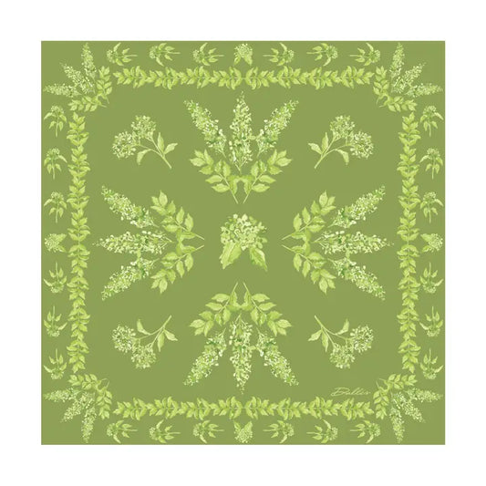 The Green Heirloom Hydrangea Scarf