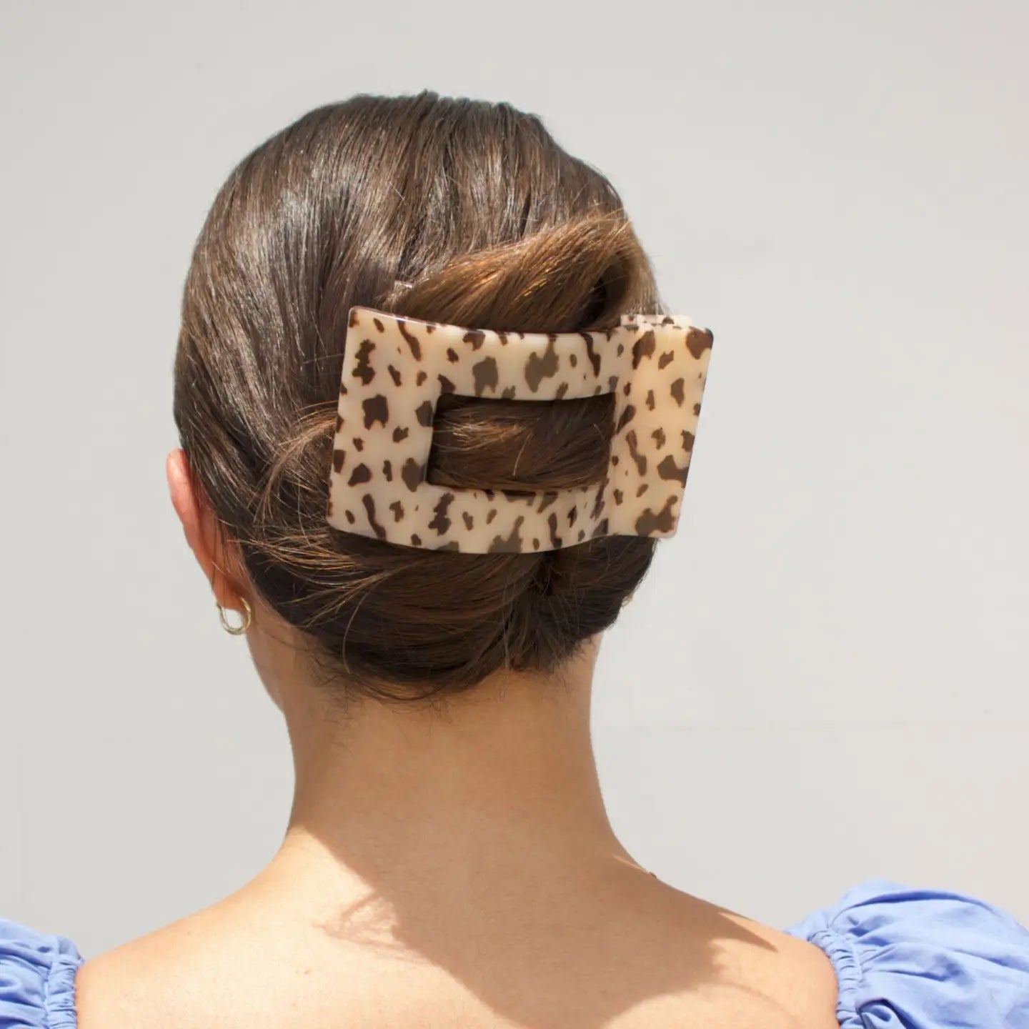 TELETIES/ Flat Rectangle Hair Clip/ Large