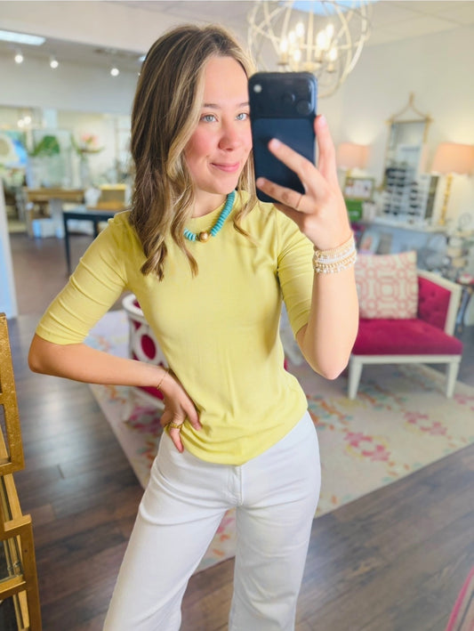 The Rallie Ribbed Tee