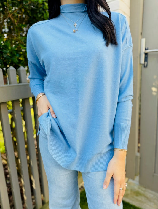 The Rover Raw Edge Sweater