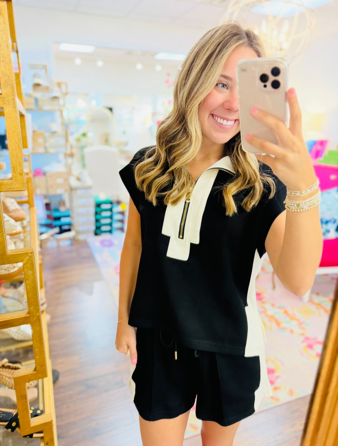 The Cici Contrast Zip
